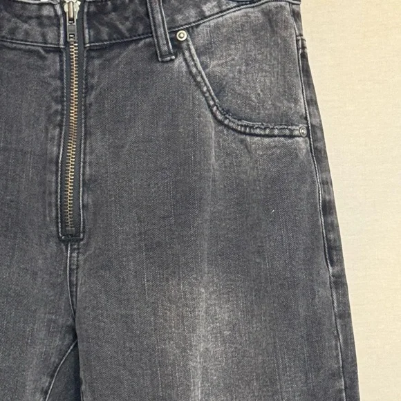 B-211 One X One Teaspoon Black Distressed High Waist Skinny Jeans Size 28 - Picture 6 of 15